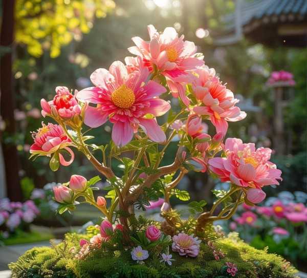 国宝级盆景，我国最大鲜花盆景的匠心之美