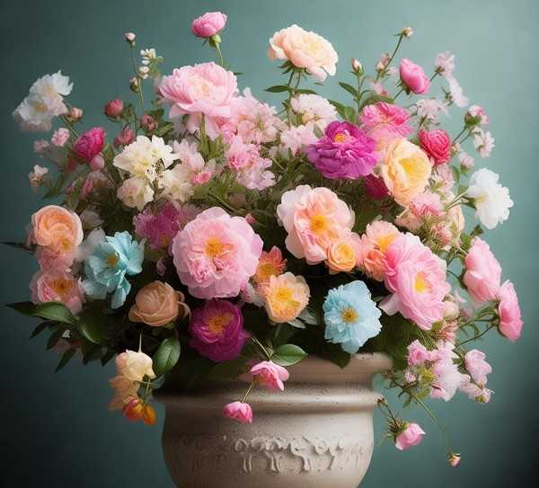 春意盎然，盆景花卉画卷赏析