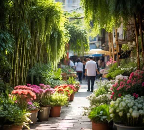 萧山赏绿好去处，盆景鲜花市场大盘点