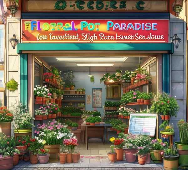 低成本高回报，开鲜花盆景店创业新风向
