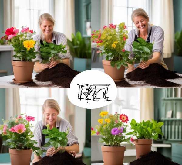 简易绿植焕新法，鲜花盆景换盆全攻略