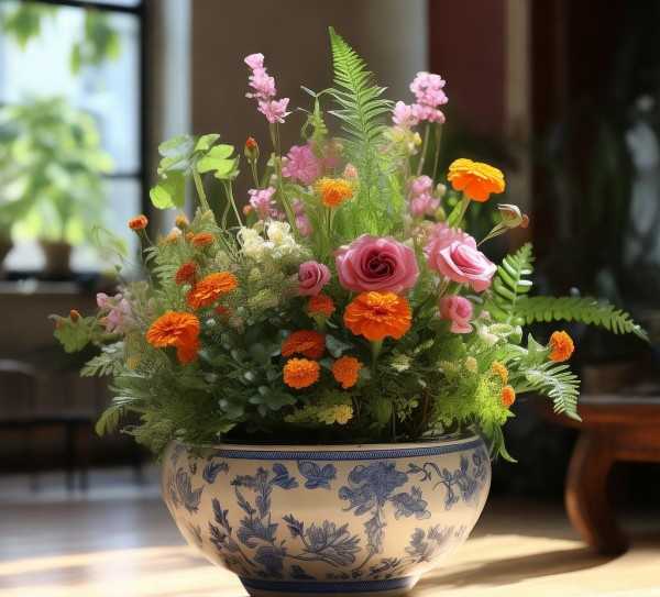 盆中画卷，揭秘鲜花盆景的艺术魅力