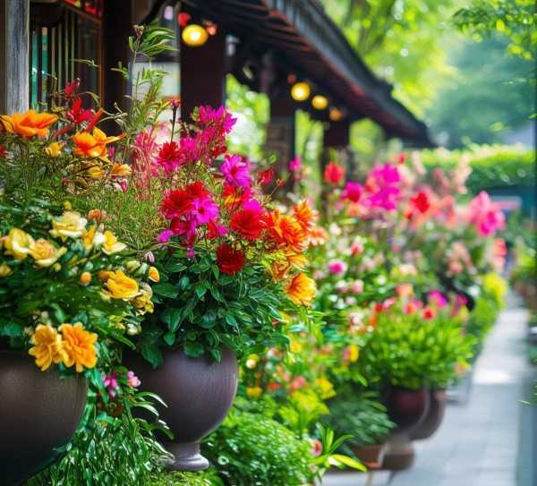 杭州，花漾盆景中的绿意城市画卷