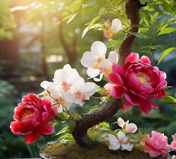 自然哲学的艺术结晶，中式鲜花盆景之美