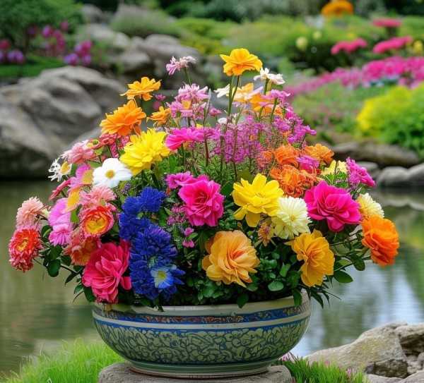 云南鲜花盆景，大自然的诗意画卷，家居生活的点睛之笔
