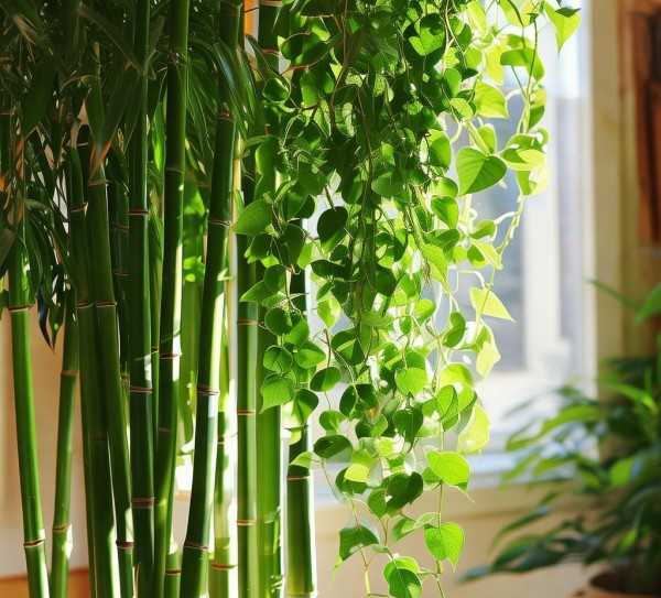 葛与绿萝，室内绿植黄金搭档，营造清新家居空间